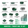 Granitestone Diamond Emerald Nonstick Pots and Pans 21 Piece Kitchen Cookware Bakeware Knife Set - 2 of 4