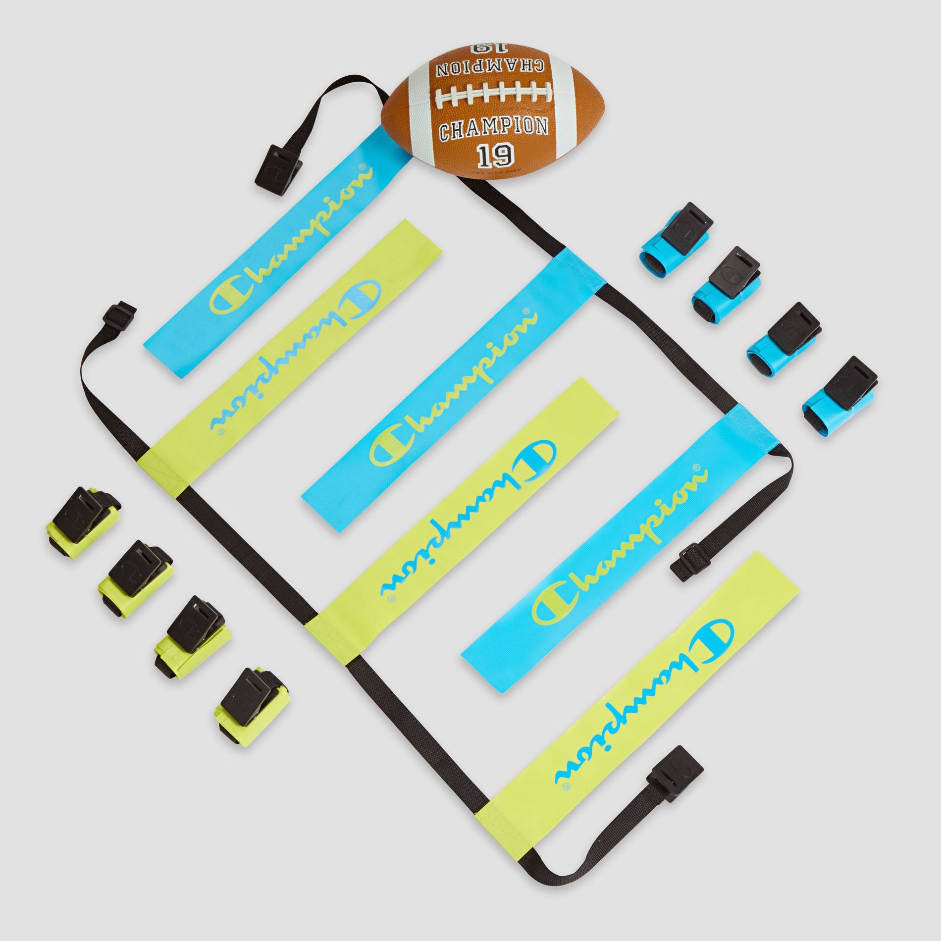 Champion Red Zone Flag Football Set Peewee - Blue