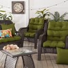 Kensington Garden 2pc 24"x22" Outdoor Seat and Back Chair Cushion Set - 4 of 4