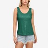 Anna-Kaci Women's Sequin Tank Top Sleeveless Scoop Neck Sparkly Party Blouse - 2 of 4