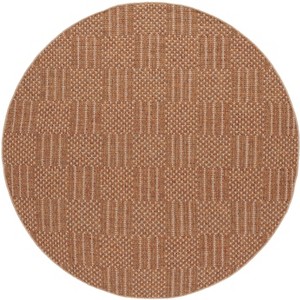 Wicker WCK154 UV & Stain Resistant Non-Shedding Power Loomed Indoor/Outdoor Rugs - Safavieh - 1 of 4