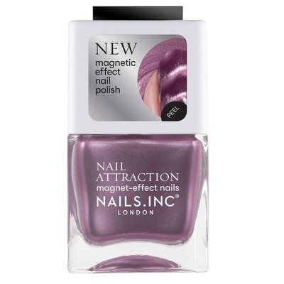 Nails Inc. No More Negative Magnetic Effect Polish - Purple - 0.47 fl oz