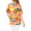 HAPPY BAY Hawaiian Shirts Womens Casual Summer Beach Blouse Shirt Luau Party Colorful Short Sleeve Vacation Dress Shirts T Shirt - 4 of 4
