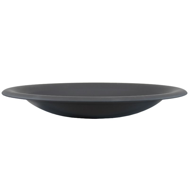 Sunnydaze Outdoor Camping or Backyard Replacement Round Steel with Heat-Resistant Paint Finish Fire Pit Bowl - Black, 1 of 9