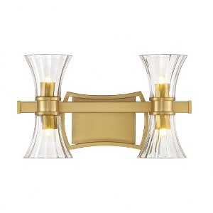 Savoy House Bennington 4 - Light Vanity in  Warm Brass - 1 of 4
