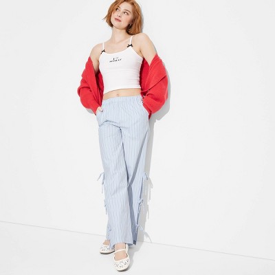 Women's High-Rise Side-Tie Boxer Pants - Wild Fable™