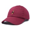 Dalix Red Panda Embroidered Cotton Dad Hat Cute Animal Adjustable Baseball Cap for Outdoor Style Womens - 4 of 4