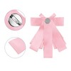Elerevyo Women's Ribbon Brooch Bowknot Neck Bow Ties - 3 of 4