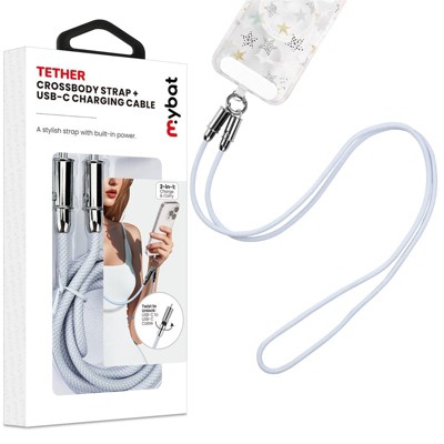 MyBat Tether Crossbody Strap - USB-C Charging Cable
