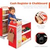 Best Choice Products Kids Pretend Play Grocery Store Wooden Supermarket Toy Set w/ Play Food, Chalkboard, Cash Register - image 4 of 4
