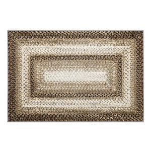 Soft Pearl Velvet Geometric Rug, Foldable, Kid & Pet Friendly, Durable Edges, Easy to Clean for Cozy Living Spaces - 1 of 4