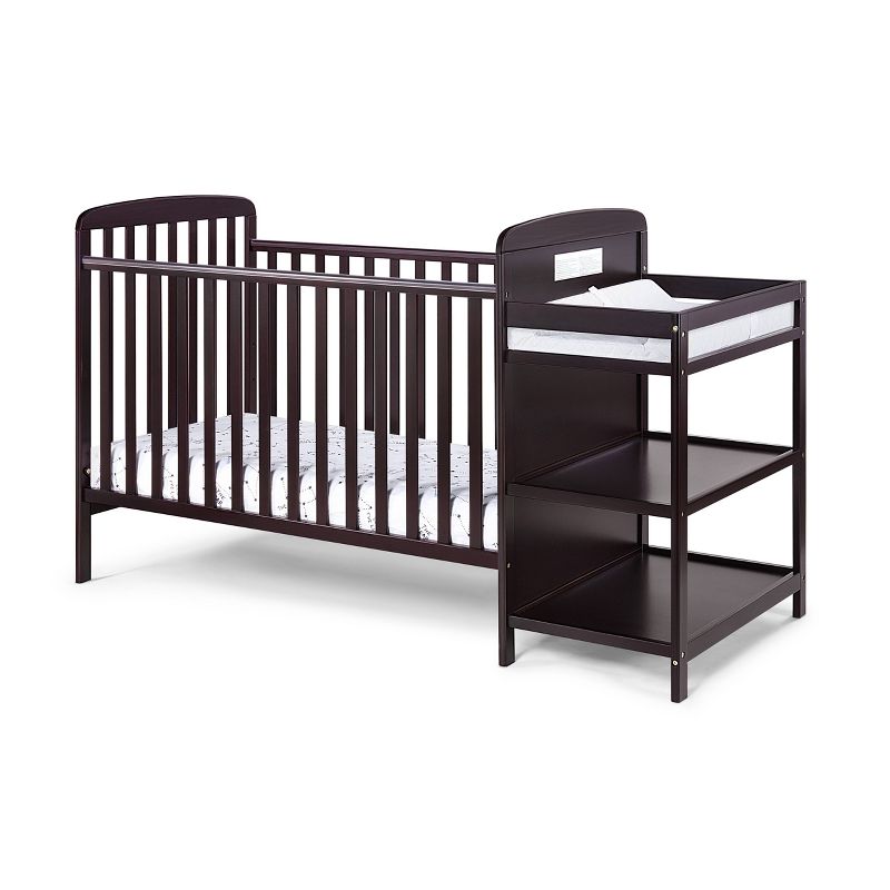 Suite Bebe Ramsey Crib and Changer Combo with Guard Rail/Stabilizer Bar - Espresso, 4 of 9