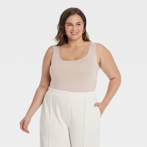 Women's Seamless Tank Bodysuit - A New Day™ - 1 of 3