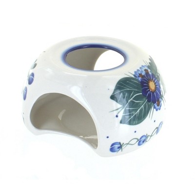 Blue Rose Polish Pottery Forget Me Not Teapot Warmer