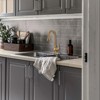 Cobbe High Arc Kitchen Faucet with Pull Down Sprayer 3 Spout Patterns with Pedestal for 1 to 3-Hole Installation - 3 of 4