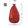 VivaTerra Oblong Recycled Glass Balloon Vase, 14" - 2 of 2