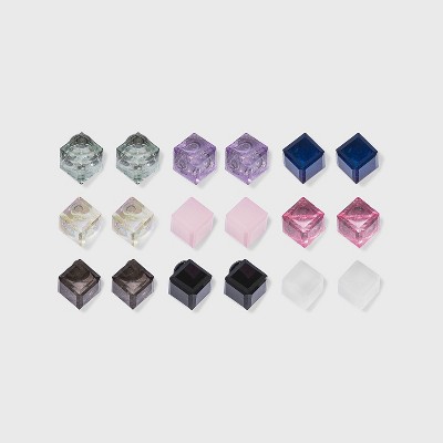 Girls' 9pk Cube Earring Set - art class™