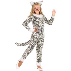 HalloweenCostumes.com Snow Leopard Costume for Girls - 1 of 2