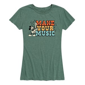 Women's - Disney - Make Your Music Short Sleeve Graphic T-Shirt - 1 of 4