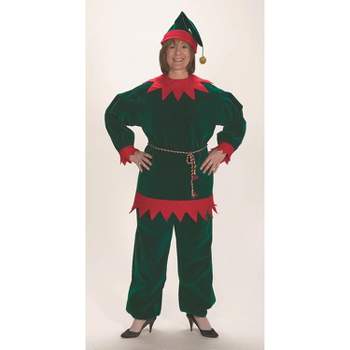 Halco Adult Santa's Helper Elf Suit Costume