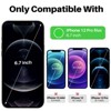 BONGEEK Compatible with iPhone 12 PRO MAX Case 6.7", Slim Liquid Silicone 3 Layers Full Covered Soft Gel Rubber Phone Case Protective Cover - 2 of 4