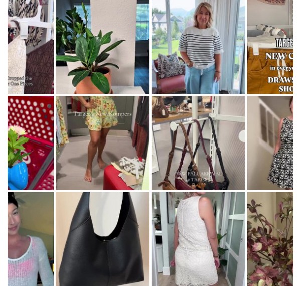 Collage of people showing off their #TargetStyle