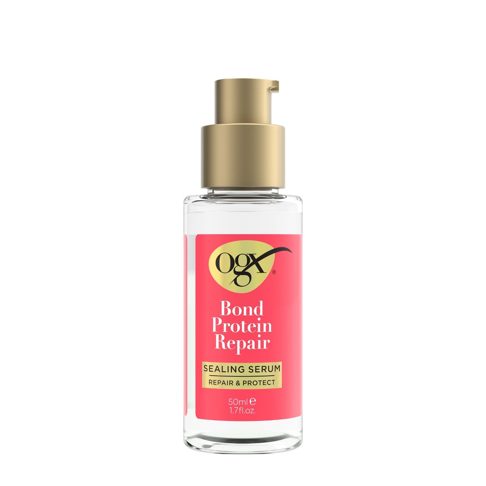Photos - Manicure & Pedicure Tools OGX Repair & Protect Bond Protein Repair Sealing Hair Serum - 1.7 fl. oz 