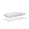 Canadian Down & Feather Company - Quilted White Goose Feather Body Pillow - 3 of 4