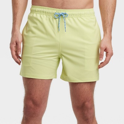 Men's 5" Swim Shorts - Goodfellow & Co™ Neon Green XXL