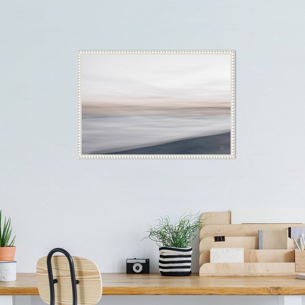 Photos - Other Decoration Amanti Art 23"x16" Waves Move Me I by Nathan Larson Framed Wall Art Print: Lithograph, Polystyrene Frame