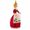 De Carlini Italian Ornaments 6.0 Inch Mrs. Claus' Christmas Countdown Christmas Tree Ornament , Christmas Decor Italian Glass Ornament (1PC) - 4 of 4