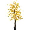 Acekool Artificial Maple Tree with Planter, Large Faux Potted Maple Tree for Indoor Decor, Farmhouse Style Living Room and Wedding Accent - 2 of 4