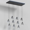 ET2 Lighting Dewdrop 10 - Light Island Pendant Light in  Black - 2 of 3