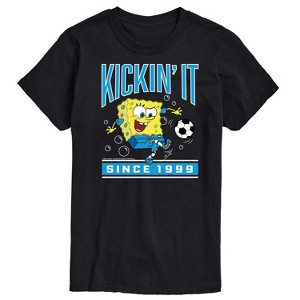 Men's - Spongebob Squarepants - Kickin It Since 1999 -Men's Short Sleeve Graphic T-Shirt Short Sleeve Graphic T-Shirt - 1 of 4