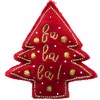 TopComfy Decorative Object Embroidered Christmas Cheer Ornament for Holiday Decor, Red, 4"*0.75"*4" - 4 of 4