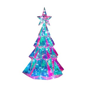 Kurt Adler 20-Inch Pre-Lit Multifunction RGB LED Smart Holographic Christmas Tree - 1 of 4
