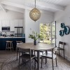 ALOADECOR  Antique Gold Globe Sphere Chandelier Small Crystal Vintage Chandelier Cage-Style Shade Pendant Light for Kitchen Island - 2 of 4