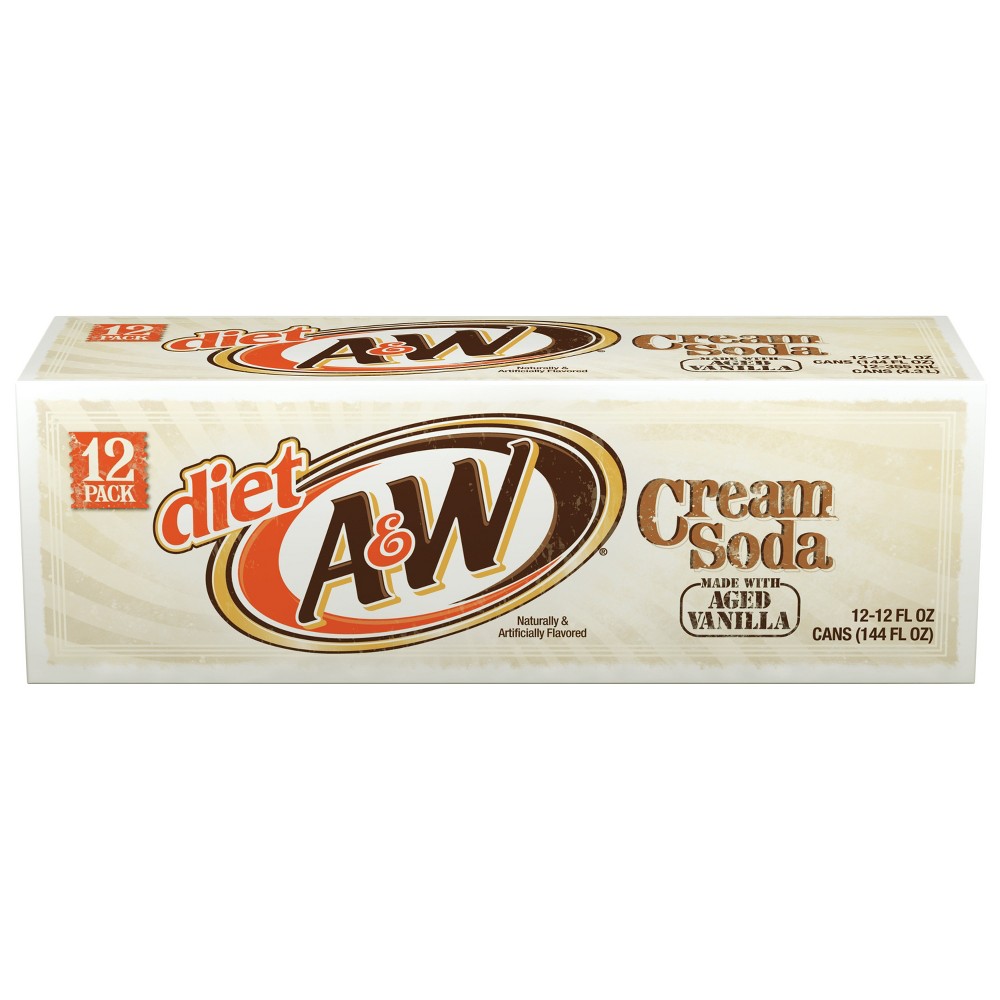 UPC 078000055122 product image for Diet A&w Cream Soda - 12pk/12 fl oz Cans | upcitemdb.com