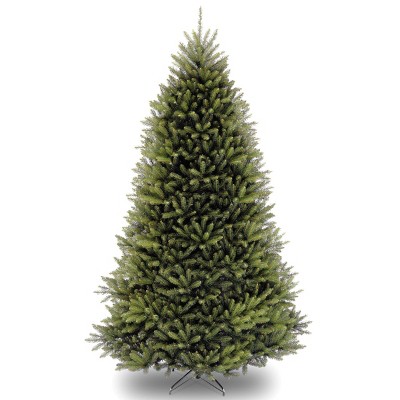 National Tree Company 10' Unlit Dunhill Fir Hinged Artificial Christmas Tree 5090 Tips