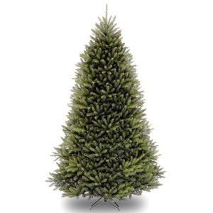 National Tree Company 10' Unlit Dunhill Fir Hinged Artificial Christmas Tree 5090 Tips - 1 of 3