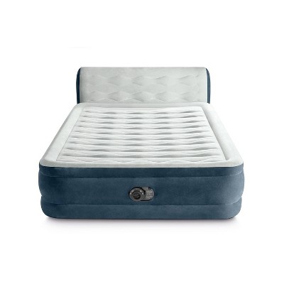 Intex Raised Comfort Pillowtop 20 Queen Air Mattress With Built In Pump :  Target