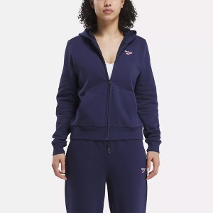 Reebok Identity Small Logo Fleece Full-Zip Hoodie - 1 of 4