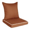 Home Fashions International 4pc Pillow & Deluxe Outdoor Cushion Set - 2 of 3