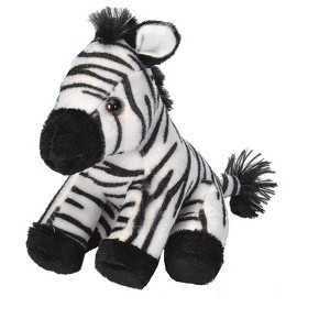 Wild Republic Pocketkins Eco Zebra Stuffed Animal, 5 Inches - 1 of 1