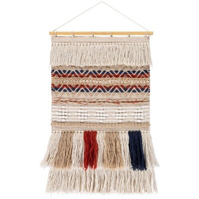 Mark & Day Niederndorf 32"H x 20"W Bohemian/Global Khaki Wall Tapestries