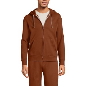 Lands' End Men's Serious Sweats Full Zip Hoodie - 1 of 4