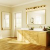 ONWITH 60-in x 36-in Framed Rectangle Wall Mirror  Bathroom Vanity Mirror (Gold) Versatile Bathroom Mirror - 4 of 4