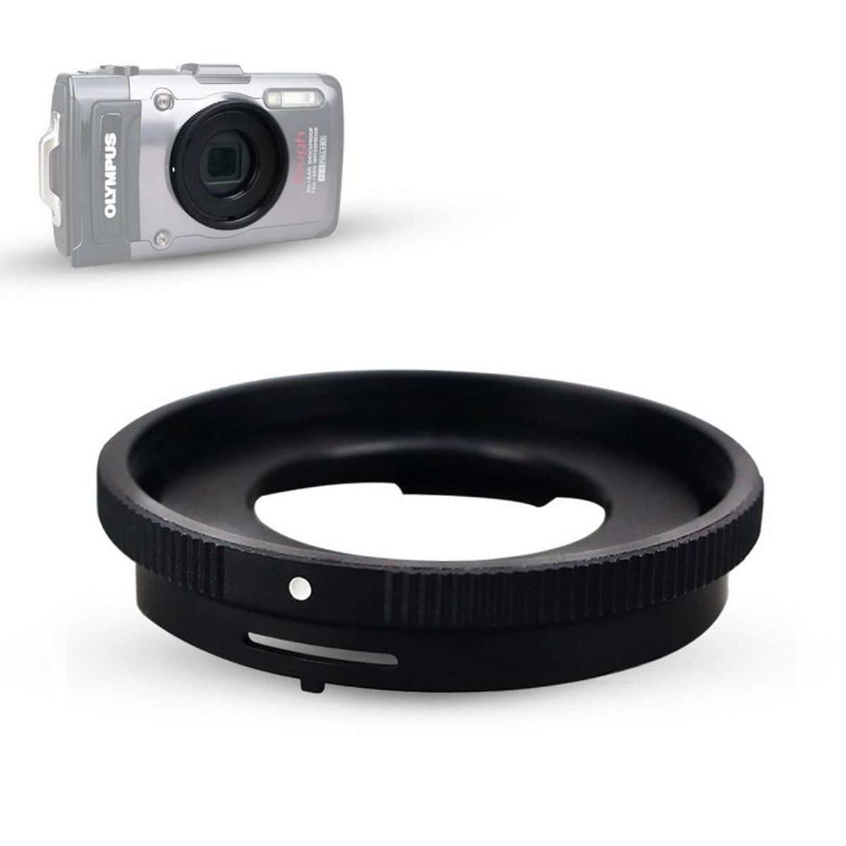 Olympus Tough TG-5 TG-4 TG-3 TG-2 TG-1 Lens Ring Adapter for 40.5mm Filters - thumbnail 4