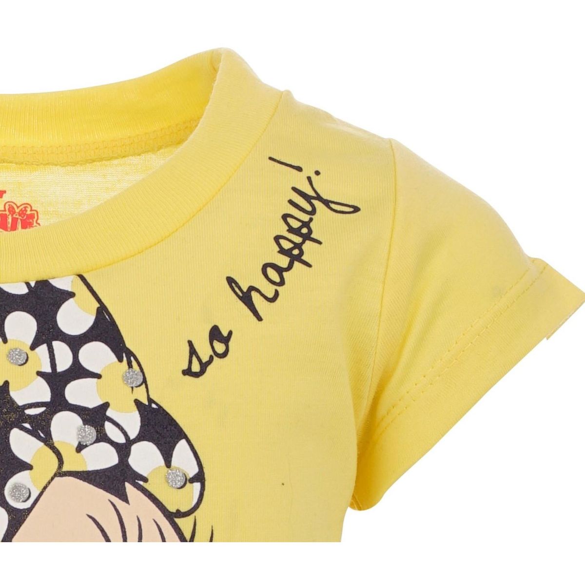 Disney Minnie Mouse Peplum T-Shirt and Bike Shorts Outfit Set Infant to Big Kid - thumbnail 5