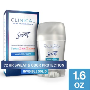 Secret Clinical Strength Completely Clean Invisible Solid Antiperspirant & Deodorant - 1 of 4